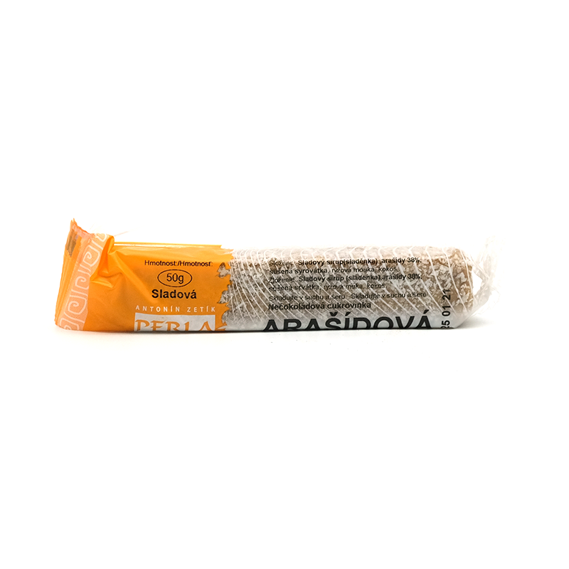 Arašidová tyčinka so sladom 50g Perla