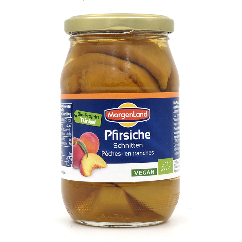 Broskyňový kompót bio 685g Morgenland