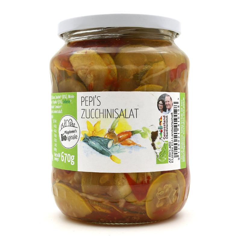 Cuketový šalát bio 670g Pepis