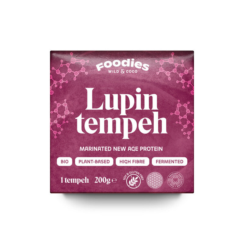 Tempeh lupinový v olivovom oleji bio 200g Wild&Coco