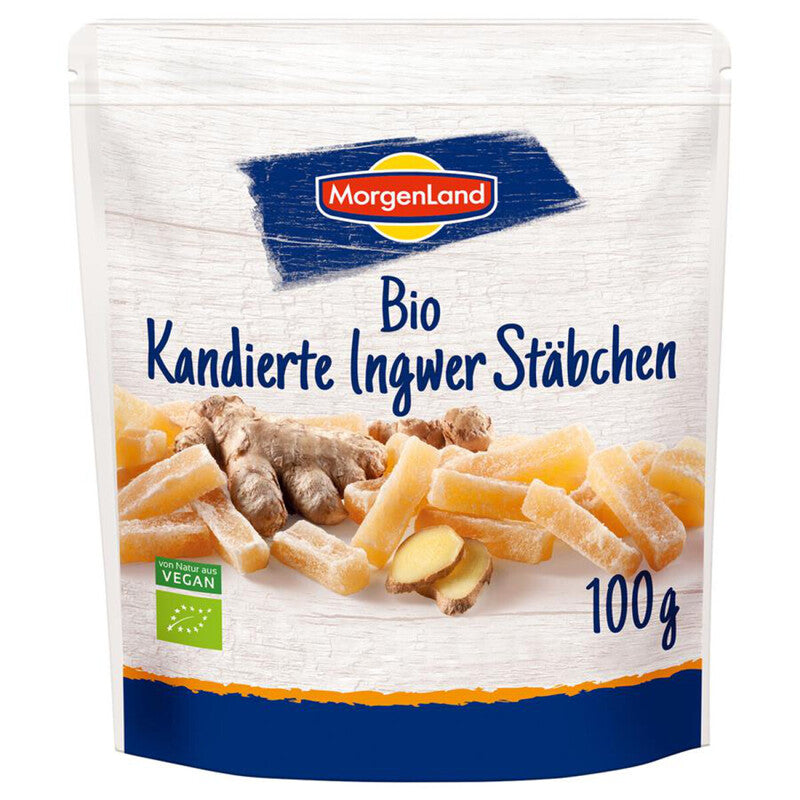Zázvor kandizovaný bio 100g Morgenland
