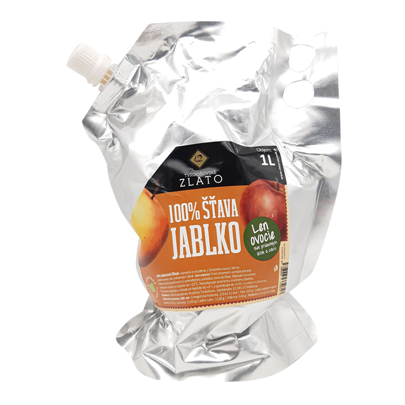 100% jablková šťava 1l TZ