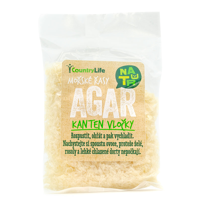 Agar vločky 30g Country Life