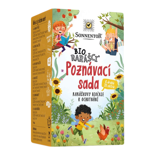 Bioraráškovia, poznávacia sada čajov bio 33g Sonnentor