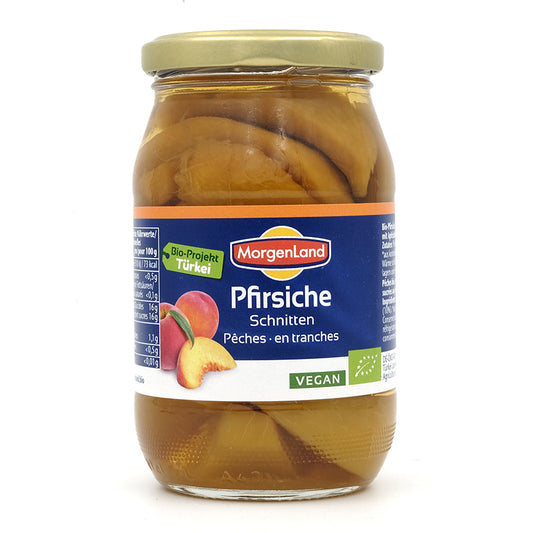 Broskyňový kompót bio 685g Morgenland