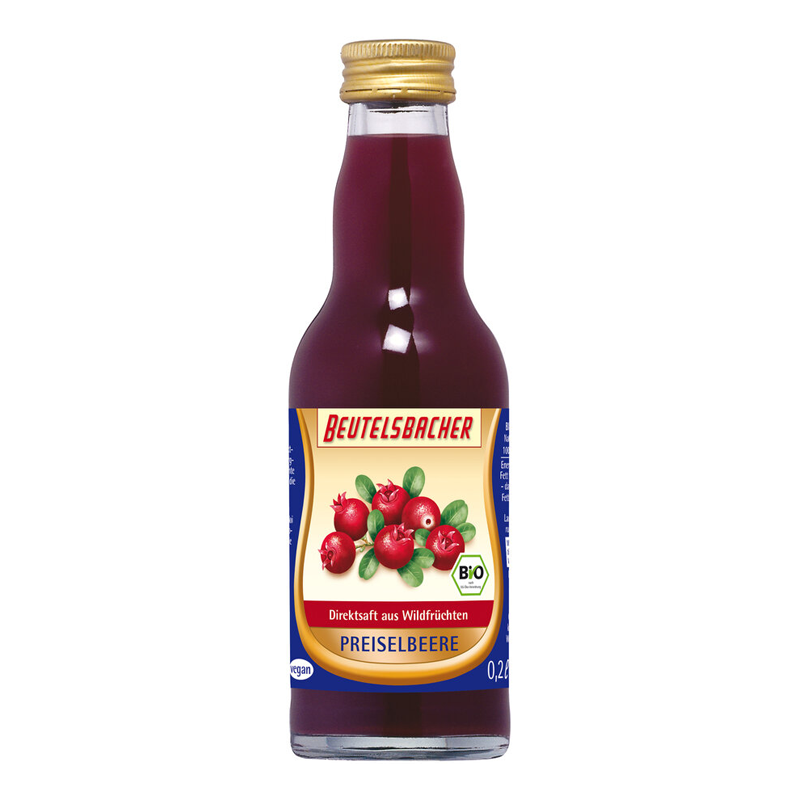 Brusnicová šťava bio 0,2l Beutelsbacher