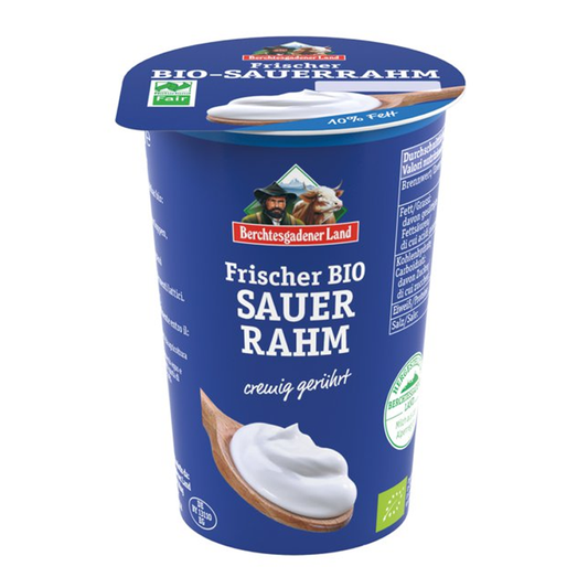 Kyslá smotana 10 % tuku bio 200g Berchtesgadener Land