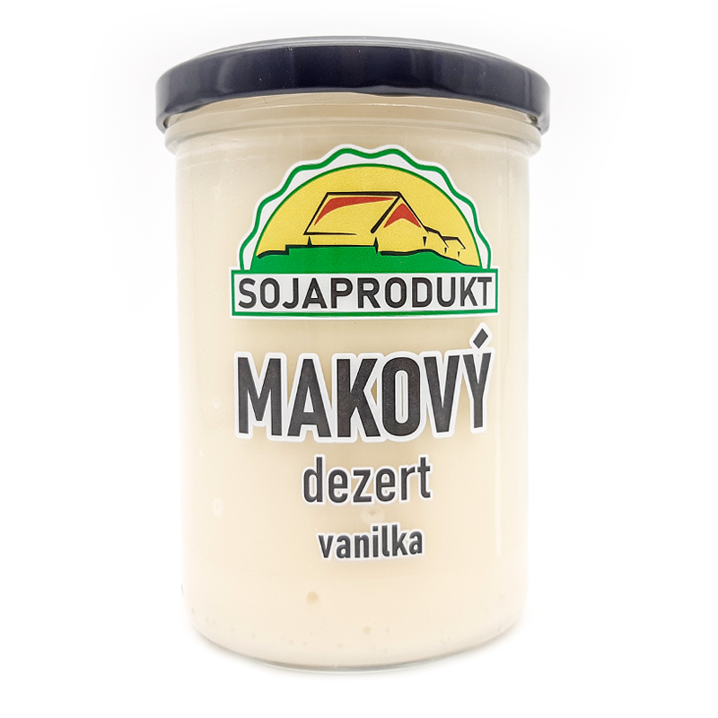 Makový dezert vanilka 375g Sojaprodukt