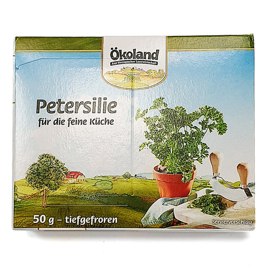 Mrazená petržlenová vňať jemne sekaná bio 50g Okoland