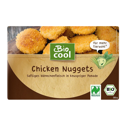 Mrazené kuracie nugetky bio 180g BioCool