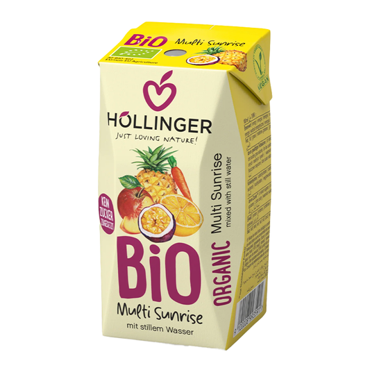 Multivitamín džús bio 200ml Hollinger