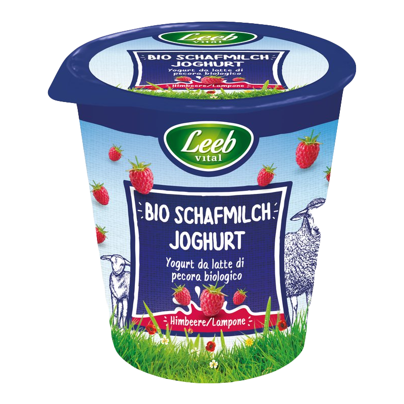 Ovčí jogurt malinový bio 125g Leeb