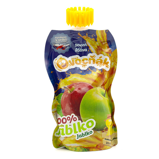 Ovocná šťava jablko 200ml Ovocňák