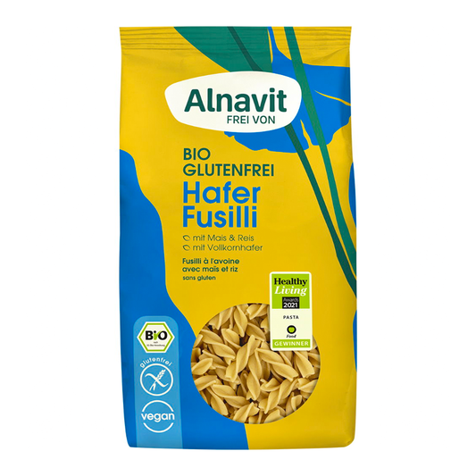 Ovsené bezlepkové cestoviny fusilli bio 250g Alnavit