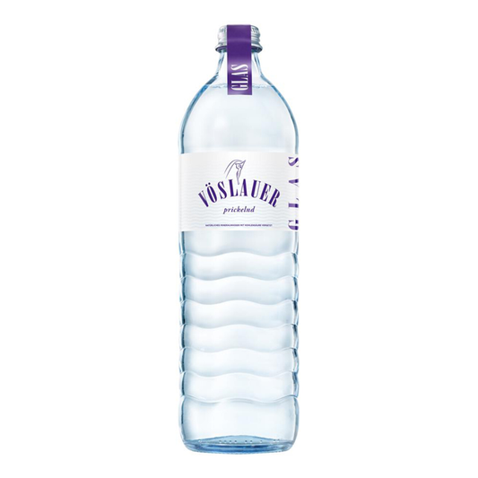 Perlivá voda 1l sklo Vöslauer