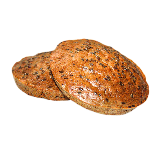 Pohánková celozrnná kvásková žemľa vegan bio 2x110g Biopekáreň