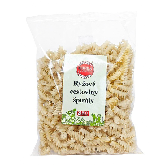 Ryžové cestoviny špirály bio 250g Biomila