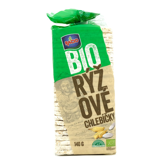 Ryžové plátky bio 140g Racio