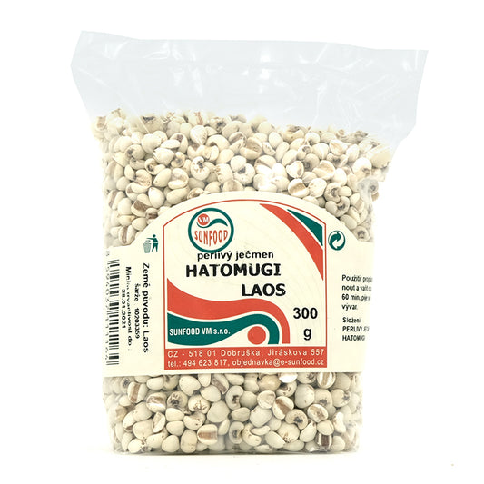 Slzovka Hatomugi perlivý jačmeň 300g Sunfood