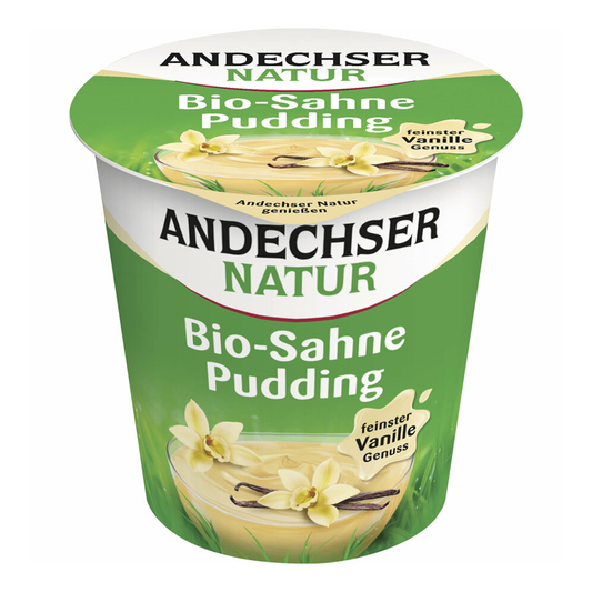Smotanový puding vanilka bio 150g Andechser Natur