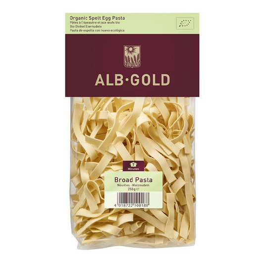 Špaldové vaječné rezance široké bio 250g ALB