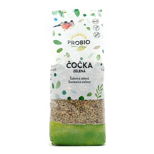 Zelená šošovica bio 500g Bioharmonie