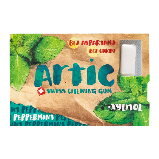 Žuvačky bez cukru Peppermint 16g Artic